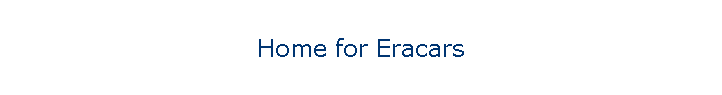 Home for Eracars